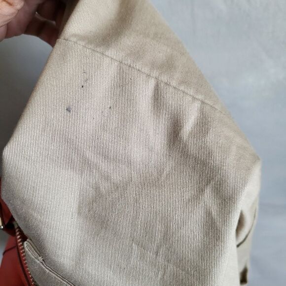 Coach Legacy Molly East/West Orange Leather Satchel 21132 - Picture 7 of 14